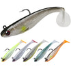 TRUSCEND shadtale 6 Packs Soft Bass Fishing Lures, Swimbait Paddle Tail Lures na may Pre-Rigged Hook Pangisda sa Fresh Water at Saltwater Fishing Baits Kagamitan sa Pangisda para sa Bass Trout Walleye, Crappie Fishing Jigs 2.8in/0.2oz [WM]