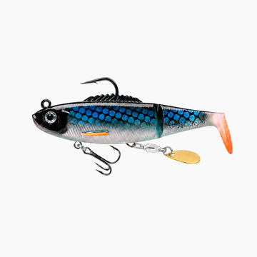 Soft Glide Bait | BKK Hooks| Paddle Tail Swimbait |  Spinner | For Bass & Trout & Crappie & Walleye