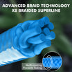 X8 Braided Fishing Line|  PE Braid Line | Must-Have Freshwater