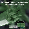 X8 Braided Fishing Line|  PE Braid Line | Must-Have Freshwater