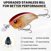 TRUSCEND Metal Lip Crankbait Fishing Lure with BKK Hooks & Rattle