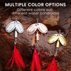 [6pcs] Dual Blades Vibespinner Tail Spinner Fishing Lure with BKK Hooks