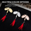 [6pcs] Dual Blades Vibespinner Tail Spinner Fishing Lure with BKK Hooks