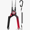 Lockable Fishing Pliers with Tungsten Carbide Cutter & Teflon Coating