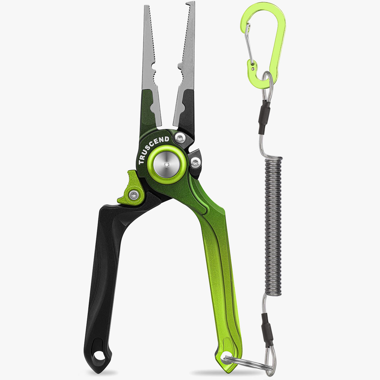 Lockable Fishing Pliers with Tungsten Carbide Cutter & Teflon Coating