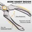 Lockable Fishing Pliers with Ergonomic Handle & Teflon Coating