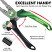 TRUSCEND Lockable Fishing Pliers na may High Tungsten Cutter, Makabagong Ergonomic Handy Handle, Saltwater Corrosion Resistant Teflon Coated Fishing Tool, Super Light Multi-Function Fishing Gifts [WM]