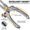 TRUSCEND Lockable Fishing Pliers na may High Tungsten Cutter, Innovative Ergonomic Handy Handle, Saltwater Corrosion Resistant Teflon Coated Fishing Tool, Super Light Multi-Function Fishing Gifts [WM]