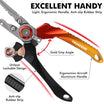 TRUSCEND Lockable Fishing Pliers na may High Tungsten Cutter, Makabagong Ergonomic na Hawakan, Saltwater Corrosion Resistant Teflon Coated Fishing Tool, Super Light Multi-Function Fishing Gifts [WM]