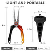 Lockable Fishing Pliers with Ergonomic Handle & Teflon Coating