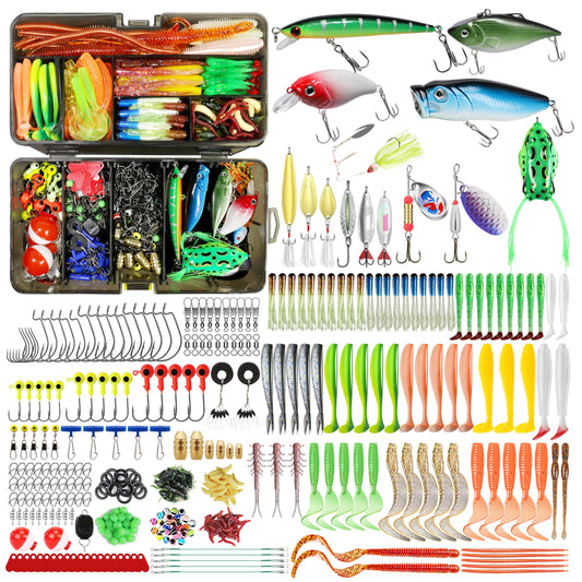 Fishing Lure Making Kit with Tackle Box -340pcs