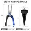 Lockable Fishing Pliers with Ergonomic Handle & Teflon Coating