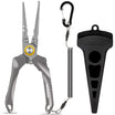 Lockable Fishing Pliers with Ergonomic Handle & Teflon Coating