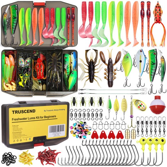 Fishing Lure Making Kit with Tackle Box | 128pcs