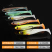 Shadtale Soft Fishing Lures | BKK Hooks | Paddle Tail Swimbait | For Bass & Trout & Crappie & Walleye