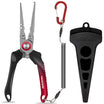 Lockable Fishing Pliers with Ergonomic Handle & Teflon Coating