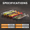 Shadtale Soft Fishing Lures | BKK Hooks | Paddle Tail Swimbait | For Bass & Trout & Crappie & Walleye