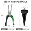 Lockable Fishing Pliers with Ergonomic Handle & Teflon Coating