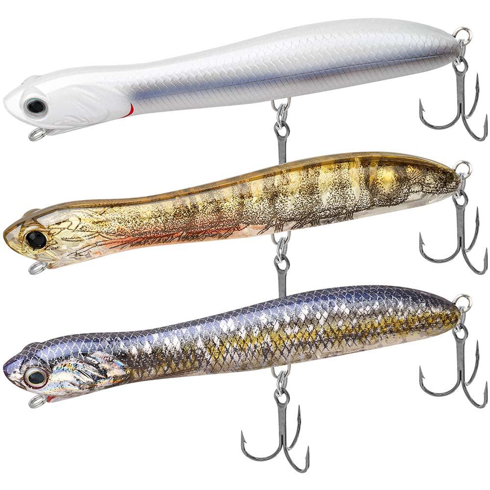 duct tape fishing lure Topwater Pencil Popper Fishing Lure 5.3in/13.5cm / 3pcs