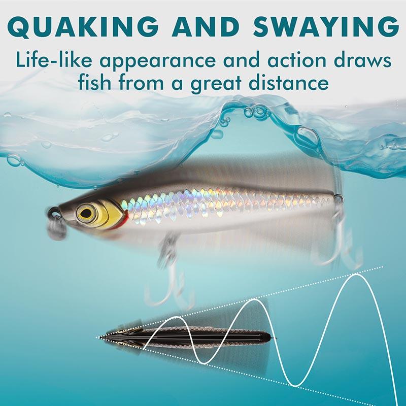 coolstyle lifelike fishing lures THKFISH 8PCS Ice Jigs Heads Hooks Set When the bait twists its body coquettishly Personal Best Lures 8" Jointed