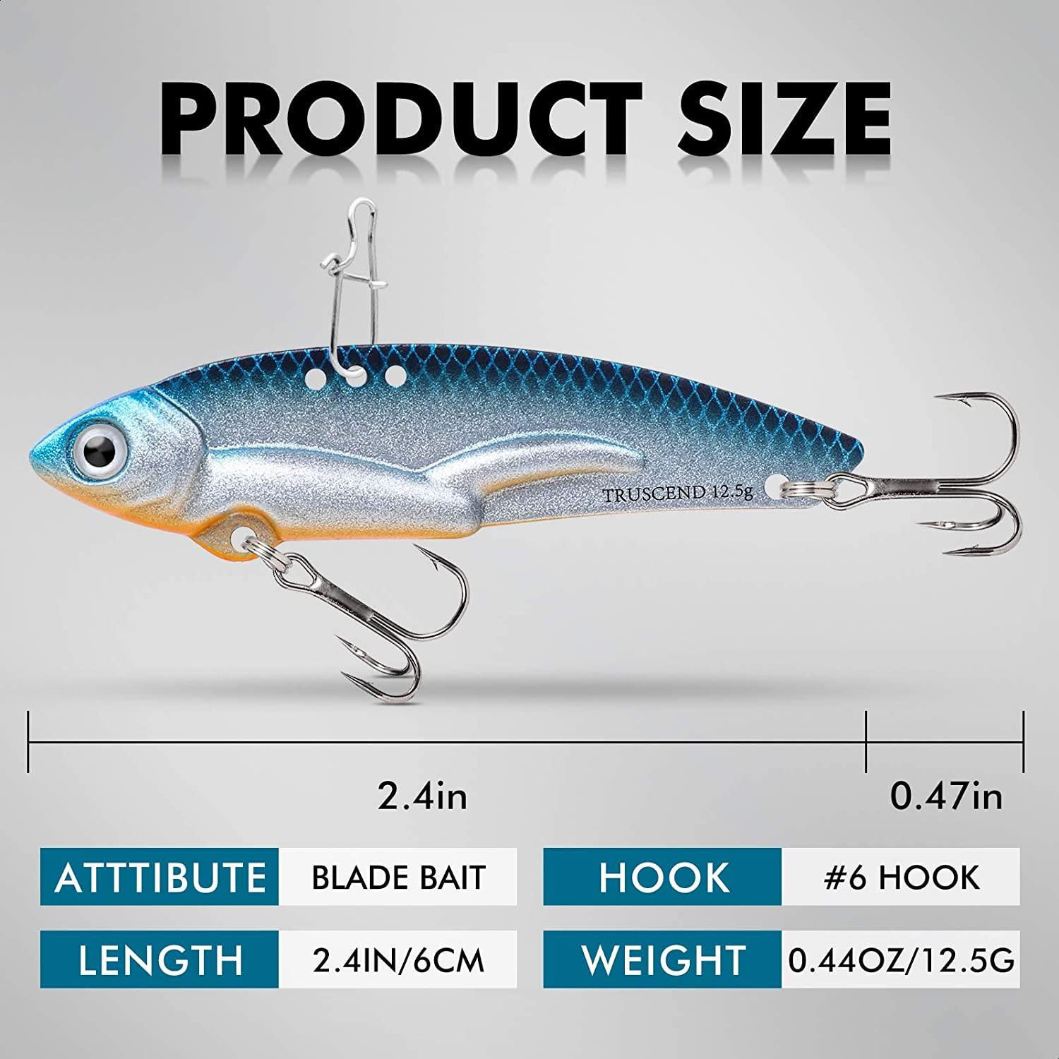 fishing blade lures ThinFisher , MF Firetiger / 2.25 in 3D eyes Blade Baits: The EASY Way