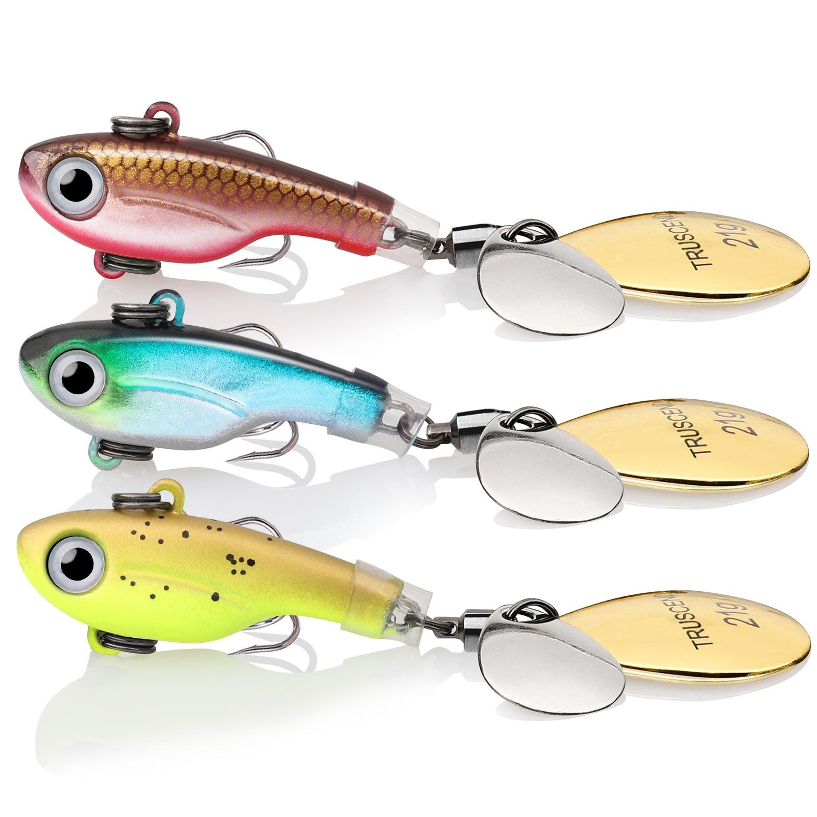 fidget spinner fishing lure TRUSCEND Tail Jig Head Metal - 3in/7.5cm (3/4 oz) Protective net against large 7.4g/0.26oz SPOOL+CAPACITY_specs003:PE 4/540m; 5/430m Color:Ozark Delight
