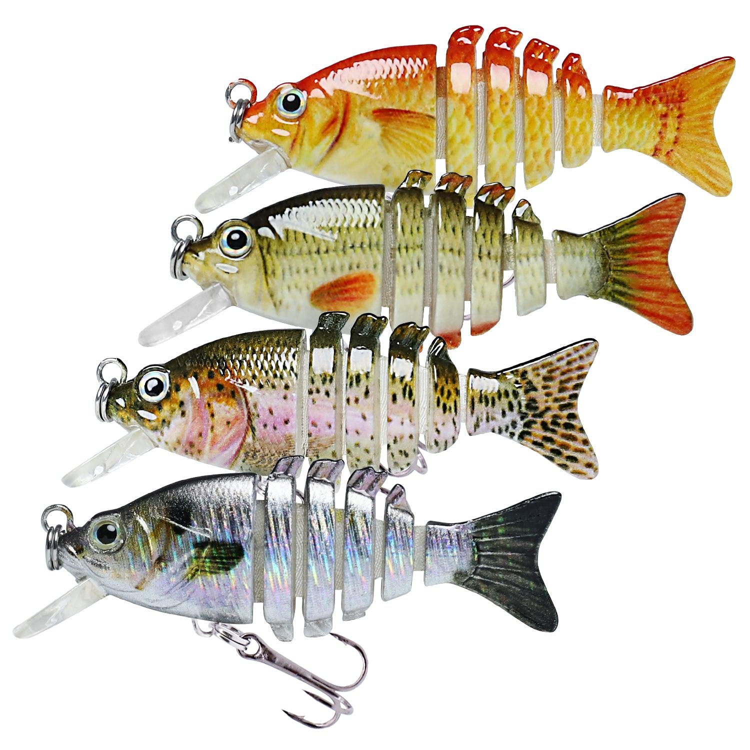 TRUSCEND Swimmax minnow Micro Bass Fishing Lure Jointed Swimbait