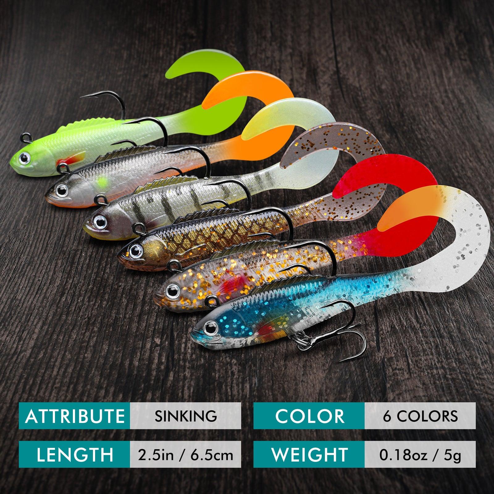 Fishing Lures Lifelike Swimbait for Bass Trout Crappie Fishing Lures Lifelike Swimbait for Bass Trout Crappie