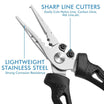 TRUSCEND Stainless Fishing Pliers Set with Sheath Lanyard - Truscend Fishing