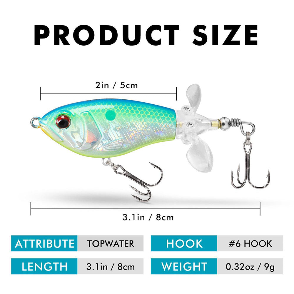 PoPobait Top Water Whopper Plopper Fishing Lures PoPobait Top Water Whopper Plopper Fishing Lures