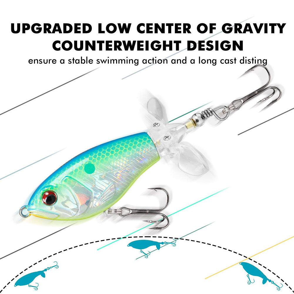 PoPobait Top Water Whopper Plopper Fishing Lures