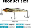 TRUSCEND Topwater Recessed Gill Pencil Lure - Truscend Fishing